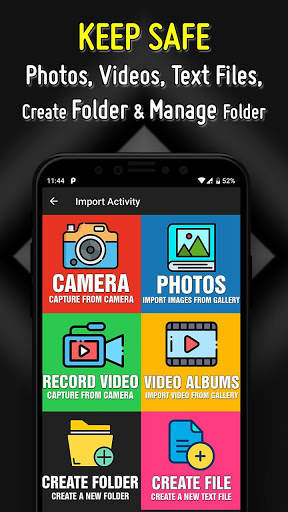 Hide Pictures and Videos by Calculator Vault screenshot 4