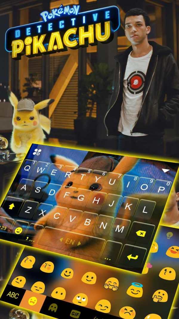 Pokémon Detective Pikachu Keyboard Theme screenshot 2