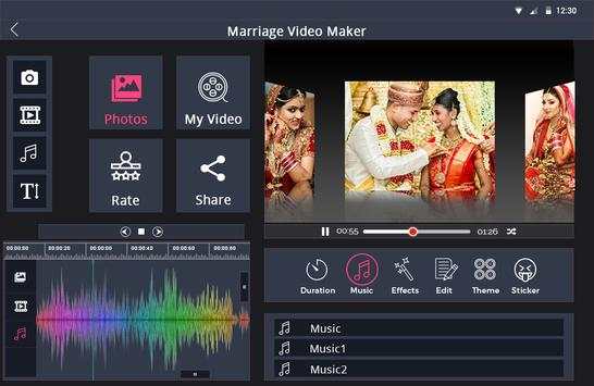 Marriage photo video Maker screenshot 3