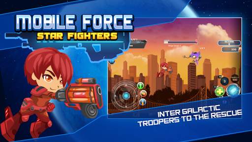 Mobile Force: Star Fighters of Galaxy War Academia screenshot 1