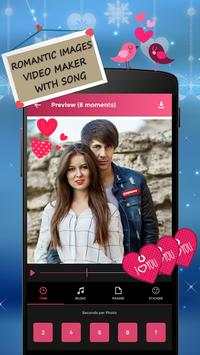 Romentic Image Video Maker With Song screenshot 1