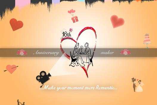 Anniversary Video Maker screenshot 1