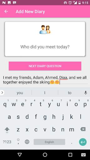 My Special Diary screenshot 4