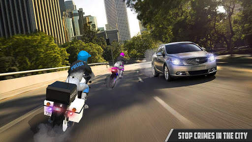 Police MotorBike Chase: 3D City Simulator screenshot 4