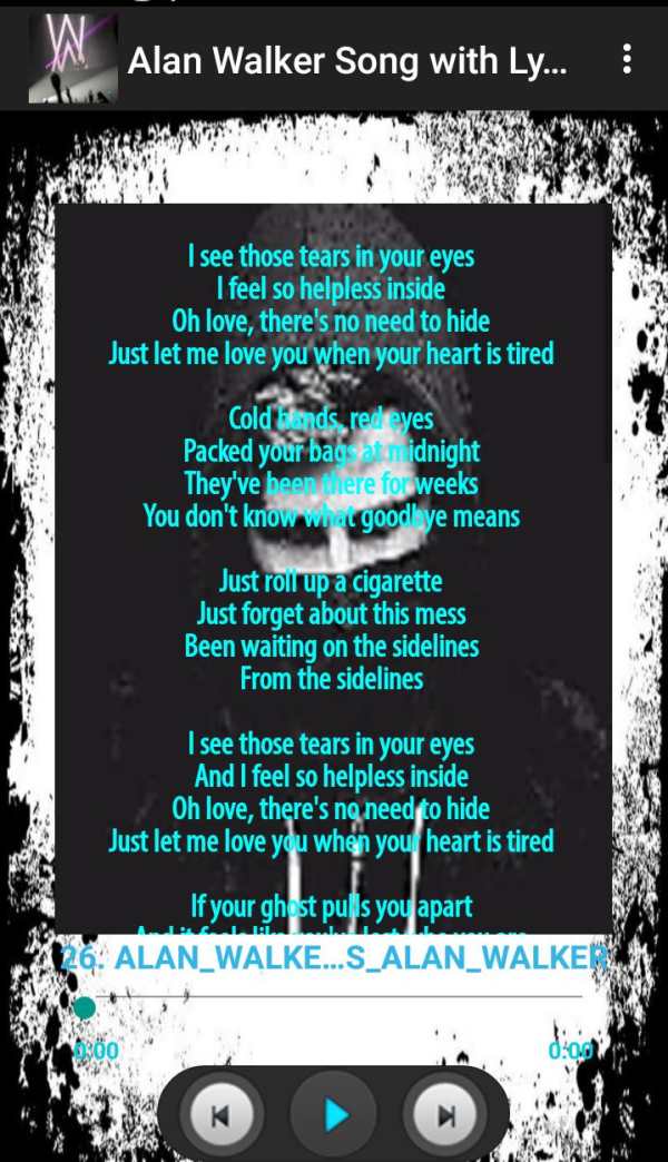 Alan Walker Best compilation With Lyric (Offline) screenshot 2