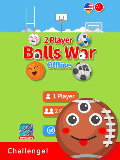 2 Player Balls War Offline screenshot 8
