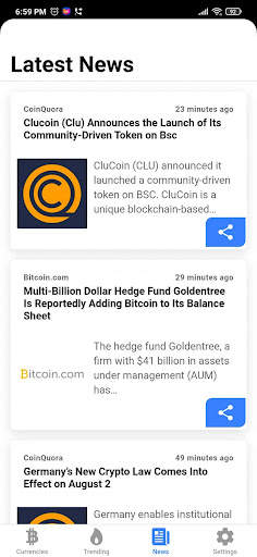 CryptoInfo - Marketcap, Portfolio, Crypto News screenshot 4
