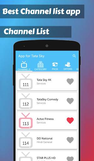 Channel List &  DTH Guide for Tata Sky Channels screenshot 1