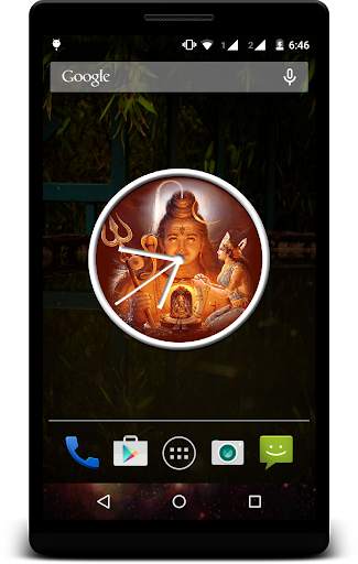 Shiva Clock Live Wallpaper screenshot 3