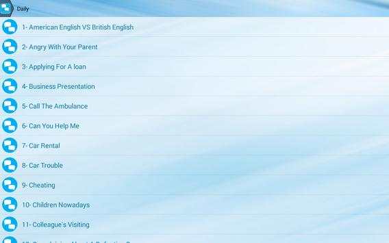 Daily english conversations screenshot 3