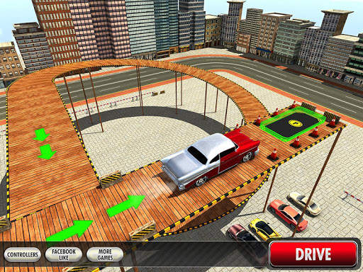 Real Classic Car Stunt Parking screenshot 6