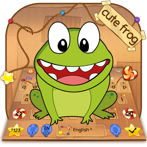 คีย์บอร์ด Cute Frog icon