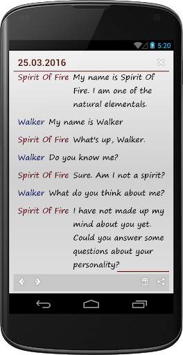 Chat with the Spirit Of Fire screenshot 2