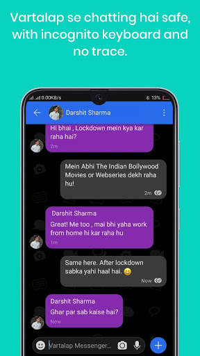 Vartalap: Indian Messenger & Video Calling App screenshot 3