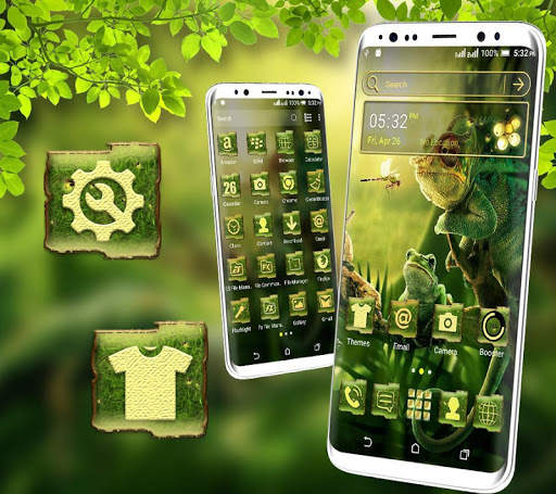 Chameleon Frog Launcher Theme screenshot 2