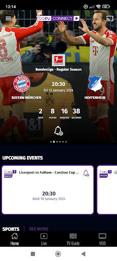 beIN CONNECT (MENA) screenshot 1
