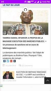 Burkina Faso Daily Newspapers screenshot 4