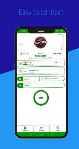 JX Tunnel VPN screenshot 2