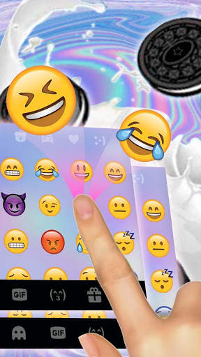 Milk Cookie Klavye Teması screenshot 3