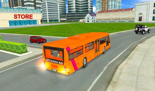 Kids City School Bus driving Game screenshot 2