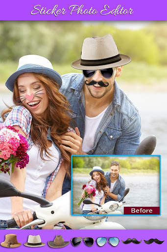 Funny Face and Turban Stickers Photo Editor screenshot 1