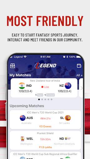 Legend Fantasy- Fantasy sports screenshot 3