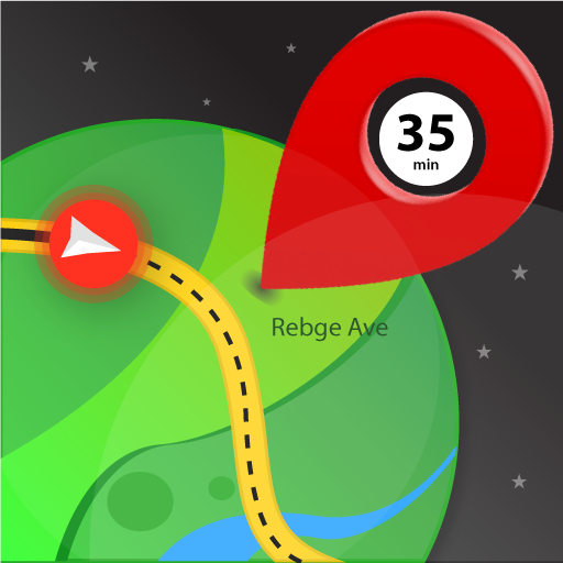 Voice Gps Navigation Go, Live Traffic Alerts Route icon