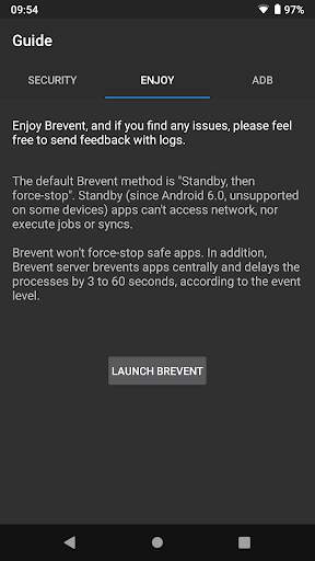 Brevent screenshot 2