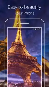 Paris Live wallpaper 2 تصوير الشاشة