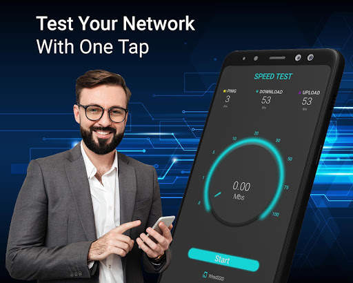 WiFi SpeedTest: Check Internet Speed - Wifi Tester screenshot 1
