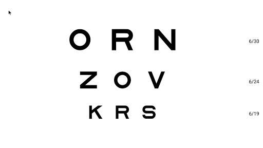 OptoCharts - All eye tests screenshot 12
