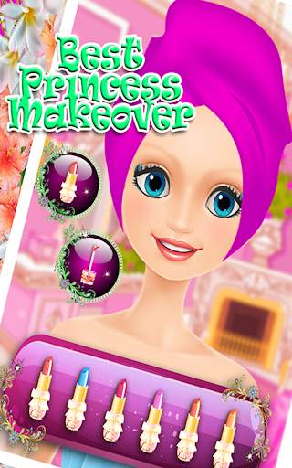 Princess Lip Makeup Game 15 تصوير الشاشة