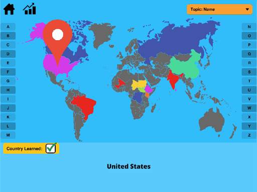 🆕World Geography Quiz Game screenshot 1