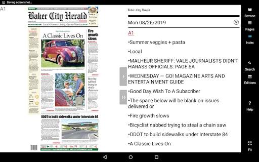 Baker City Herald E-Edition screenshot 1