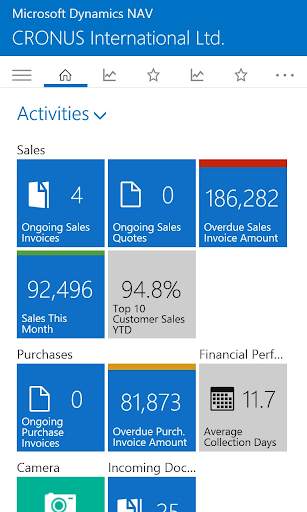 Dynamics NAV screenshot 1