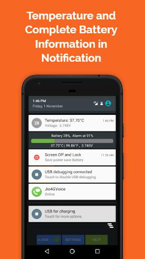 Battery Full Alarm Lite screenshot 7