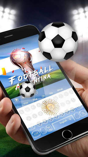 Argentina Sepak bola Keyboard screenshot 2