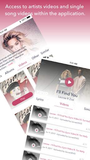 Magical Music Player - Music videos and Lyrics app screenshot 2