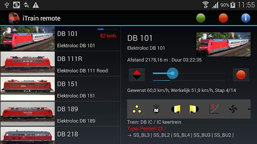 iTrain 5.0 remote screenshot 3