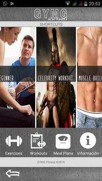 GYMG Workouts screenshot 1