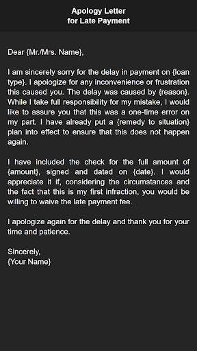 Writing Apology Letter Free скриншот 4