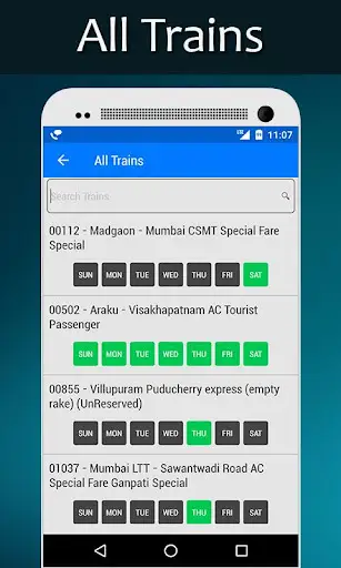 Railway Time Table (Offline) screenshot 1