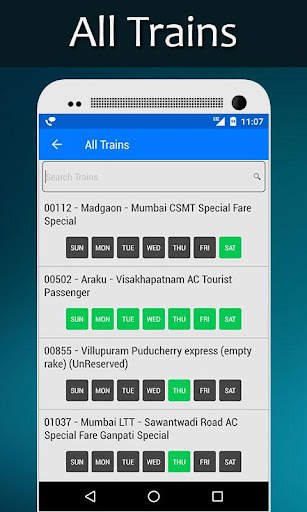 Railway Time Table (Offline) screenshot 1