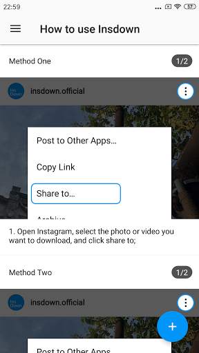 Insdown - Download your Instagram photo and video screenshot 5
