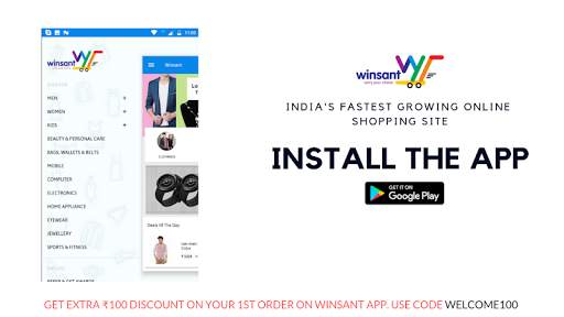 Winsant Online Shopping App India Amazing Deals screenshot 1