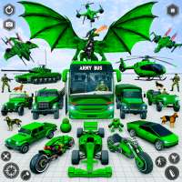 Army Bus Dragon Robot Car Game logo