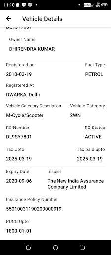 Vahan Jankari RTO Vehicle Info screenshot 3