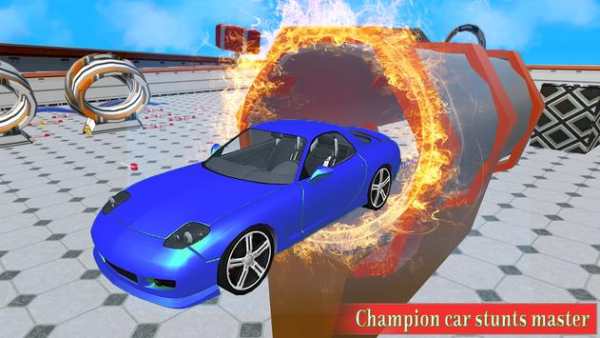 Extreme 3D Car Stunt Tricky Challenges screenshot 4