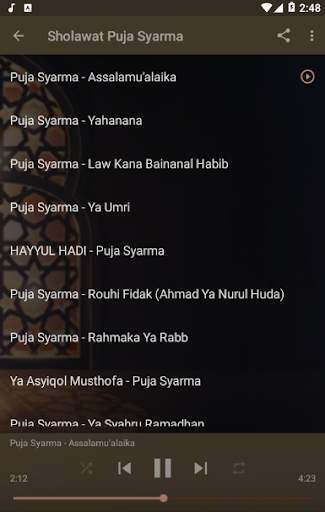 Puja Syarma Full Album dan Sholawat Merdu Terbaru screenshot 1