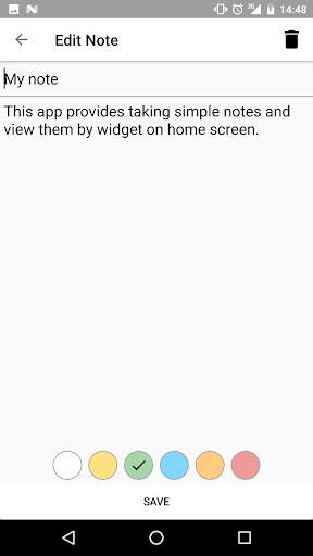 Stack Note Widget screenshot 3